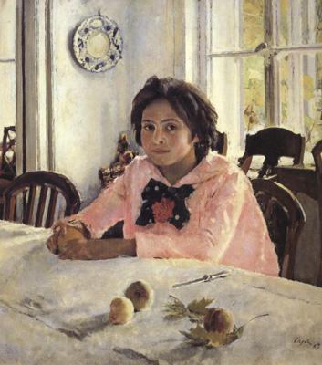 Valentin Aleksandrovich Serov Girl with Peaches (nn02)